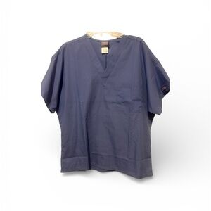 Cherokee Men's Slate V-Neck Scrubs Top